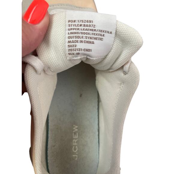 J. Crew Women’s Peach Mango Colorblock Lace-up Sneakers Size 10 - Picture 10 of 10